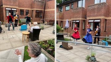 Entertaining afternoon for Coventry care home Residents